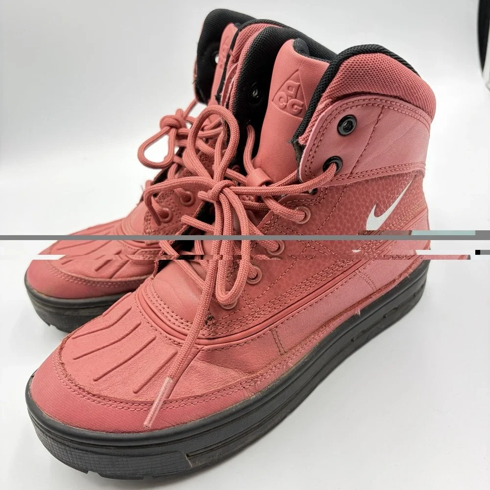 Nike ACG Woodside Boots GS Size 3.5Y Light Redwood‎ Black 524872-800